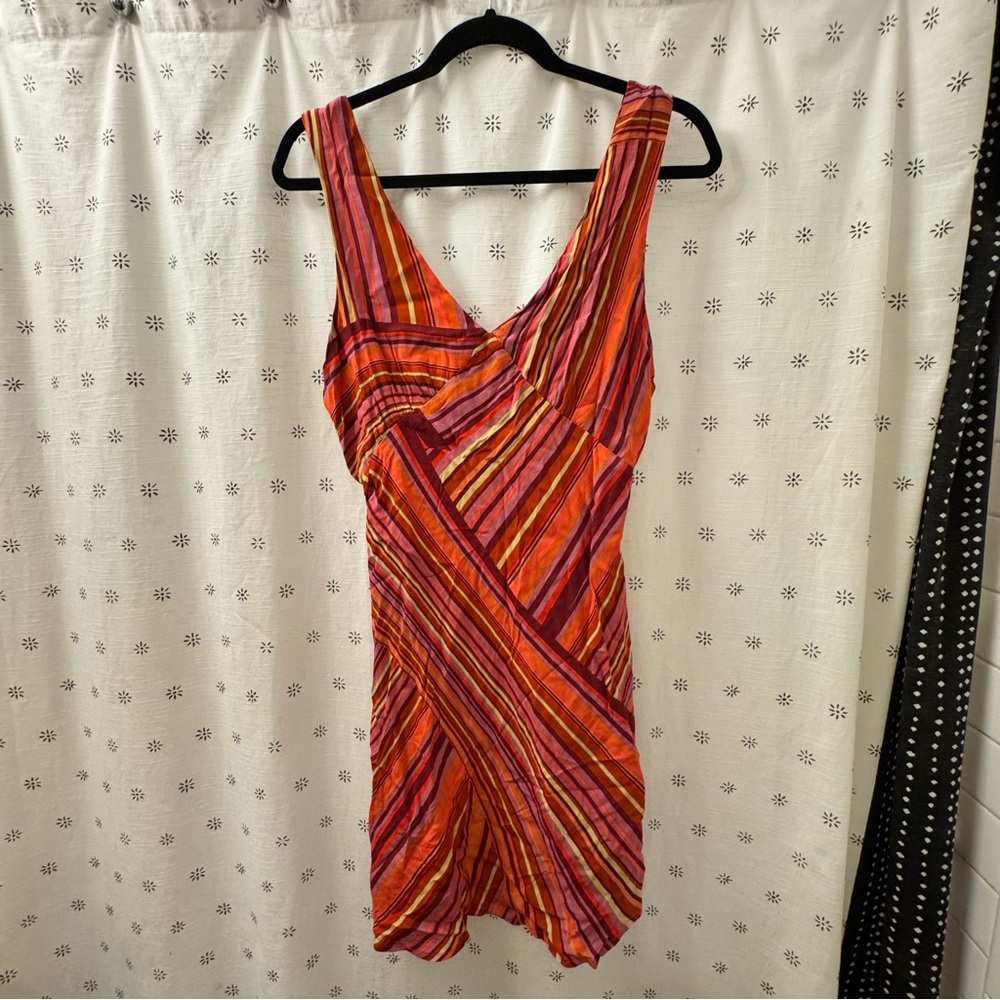Vibrant 90s Inspired Mini Dress